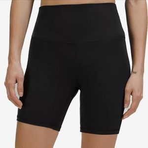 NWT Align HR Short 6” Lululemon Black Bike Short Size 8 (Medium)